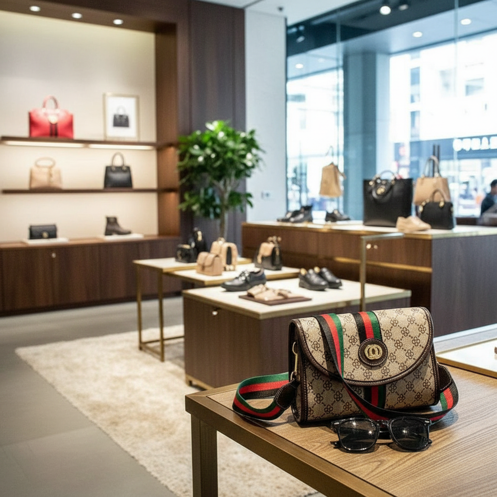 Luxury Canvas Shoulder Bag